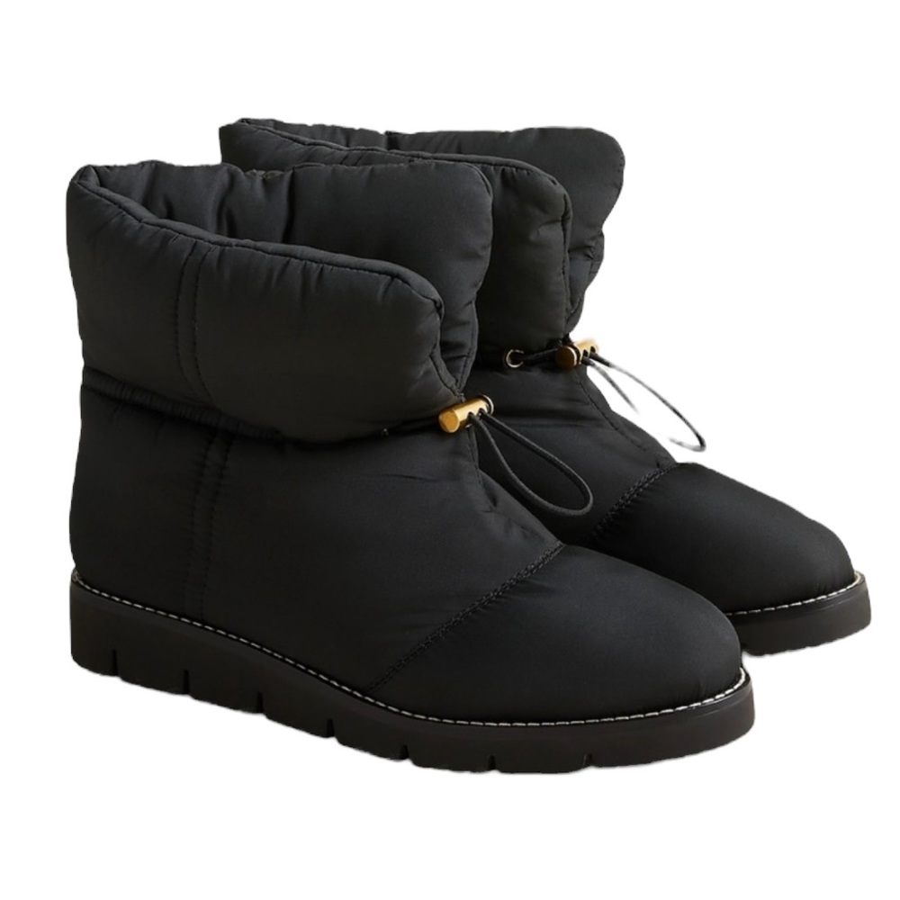 NEW J. Crew Black Else Puffer Boot With Primaloft Size 9